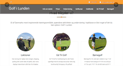Desktop Screenshot of golfilunden.dk
